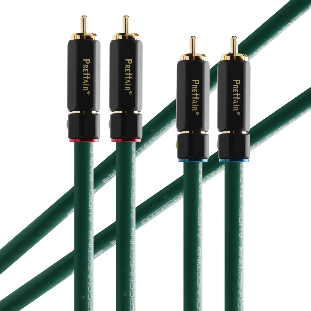 Hifi audio RCA Cable Interconnect cable 2328 Gold-plated 2RCA Cable High Quality 6N OFC HIFI RCA Male to Male Audio Cable