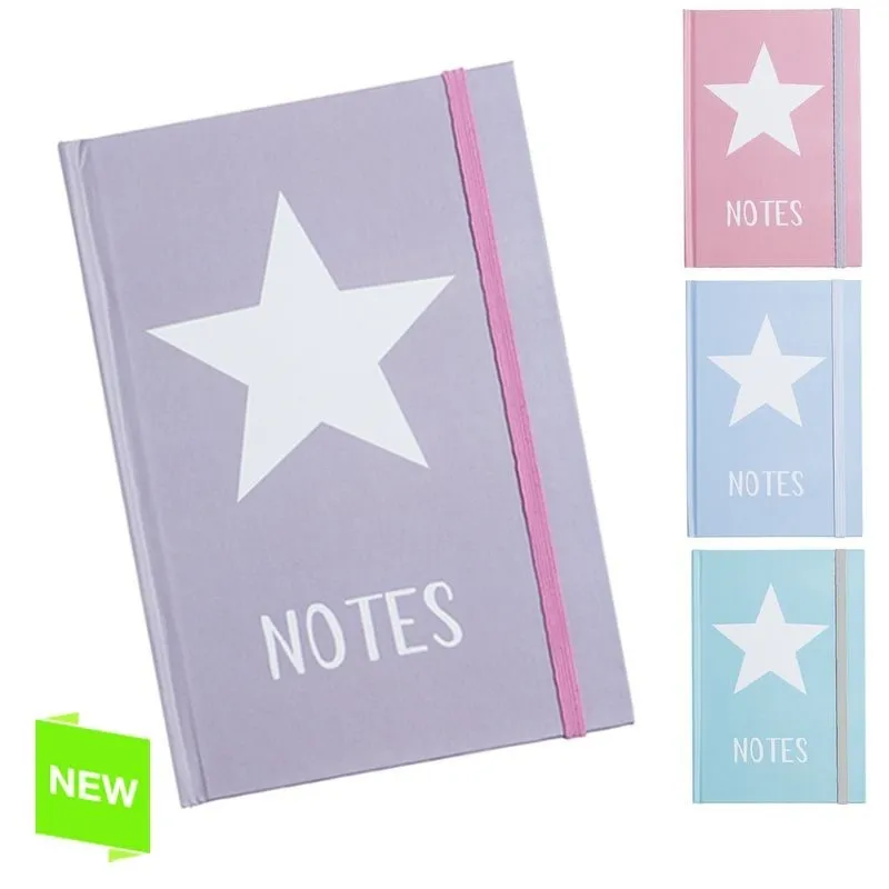 Stationery notebook moleskin design star 4c - 10x14cm Pack 4 PCs 928474