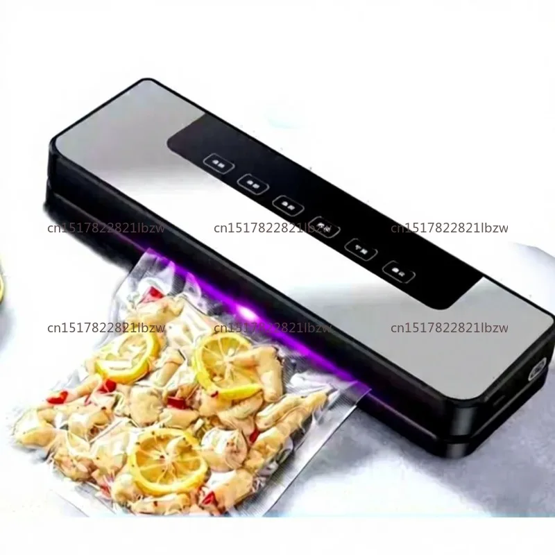Portable Mini Electric Automatic Vacuum Sealer For Home Commodity Use Plug-in ABS Material 30cm Sealing Width