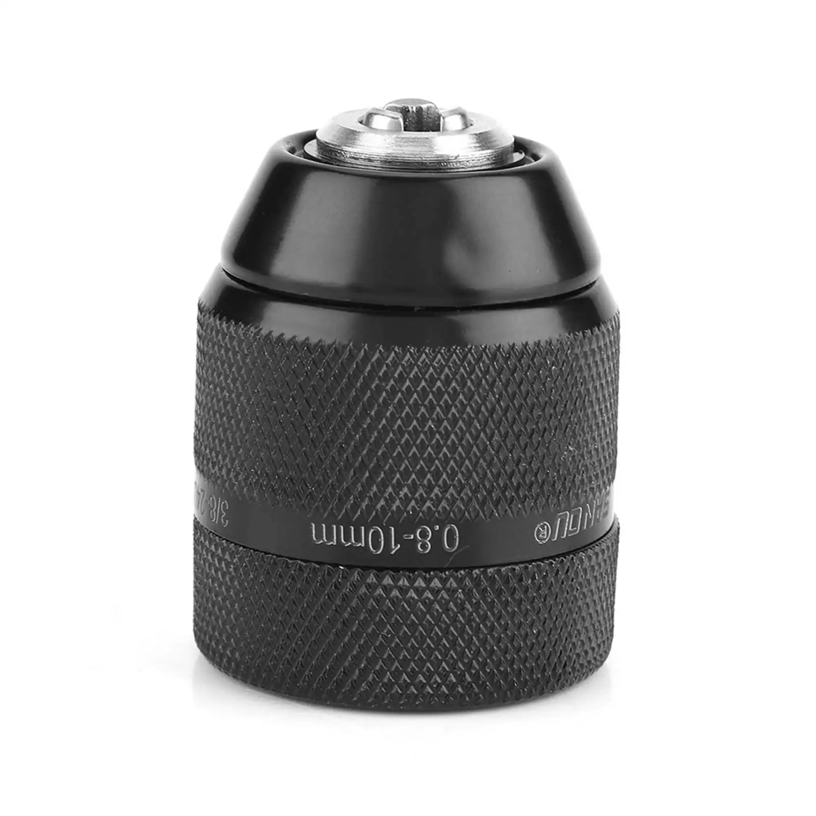 0.8mm-10mm Keyless Drill Chuck 3/8-24UNF Thread Drill Collet For Hand Electric Drill Adapter Quick Change Converter