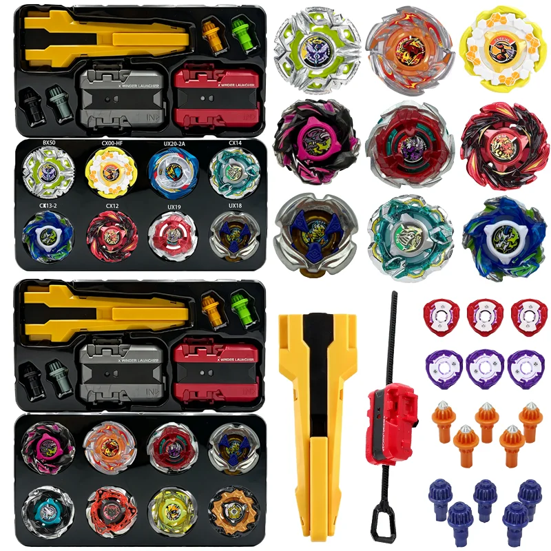Spinning Top Battling New CX00-HF BX50 Gyro Attack Set with Two-Way Transmitter Combat Gyro Toolbox