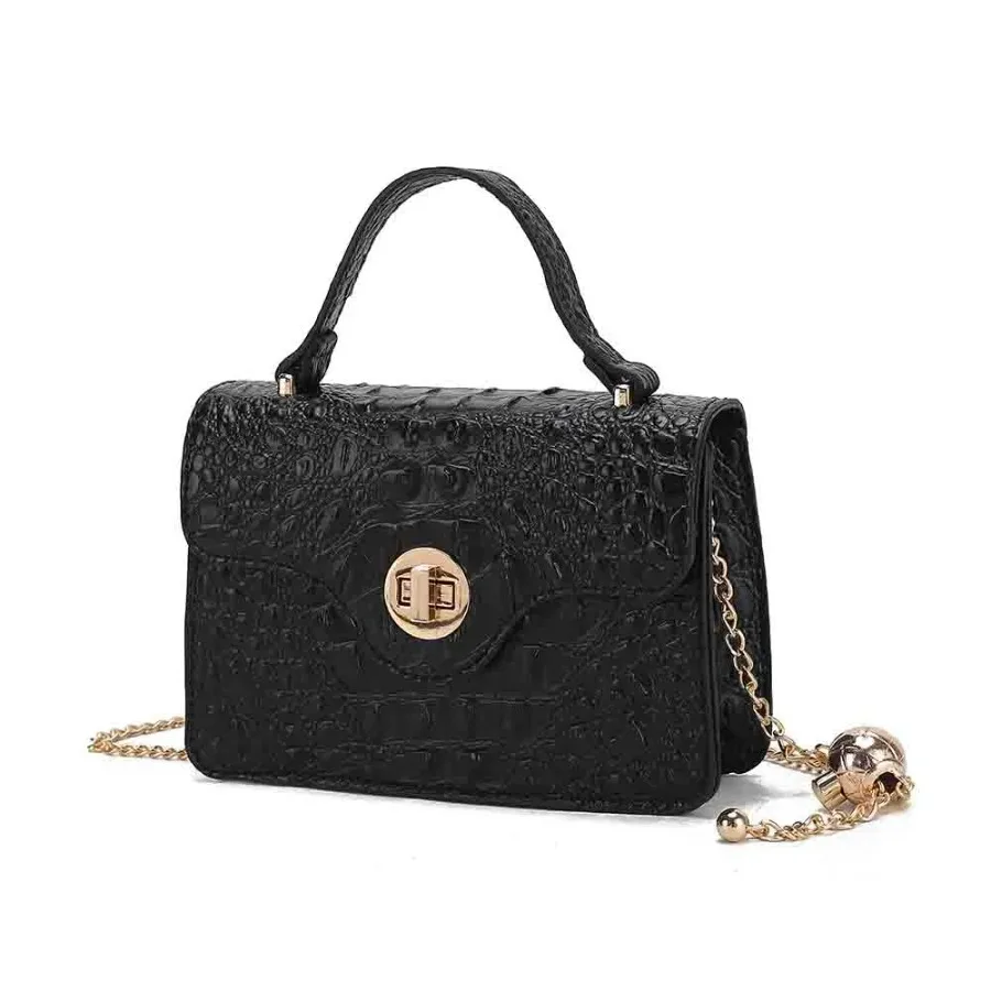 

MKF Collection Mae Mini Crossbody Stylish Functional Vegan Leather Handbag