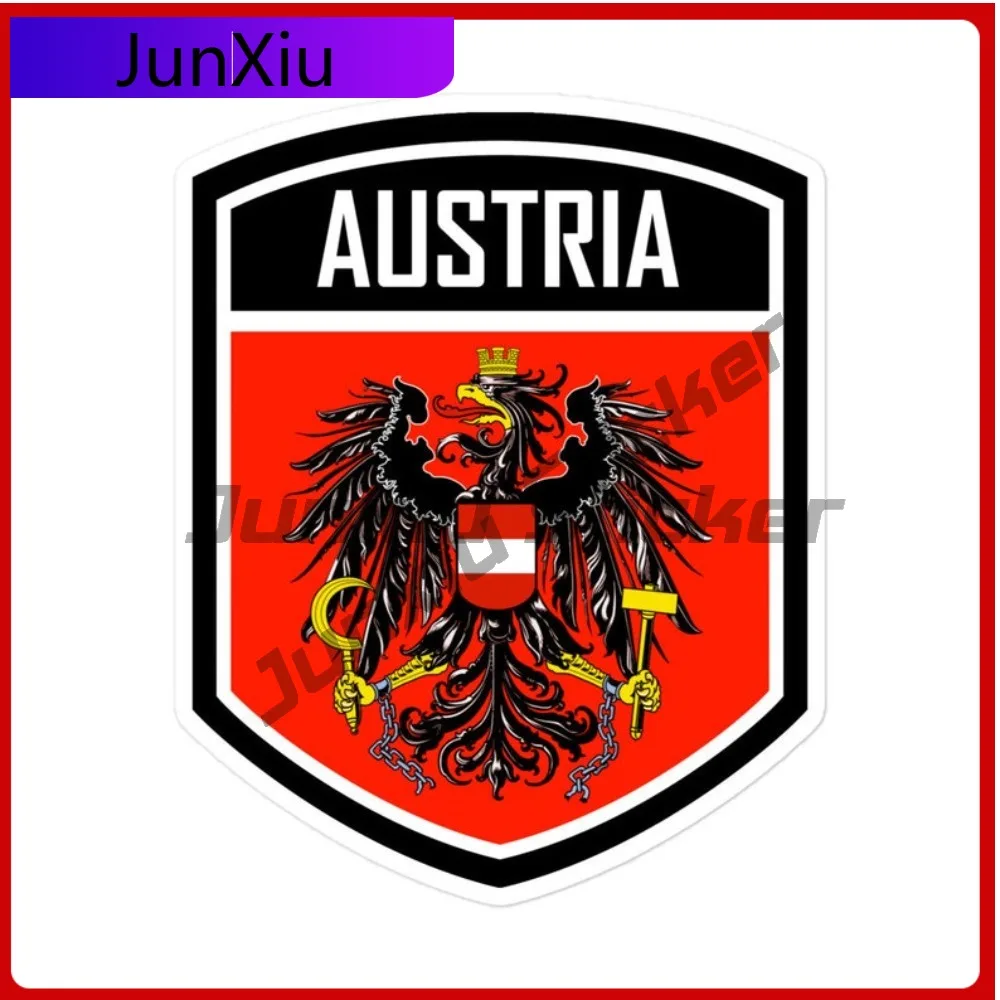 

Austria Coat of Arms Emblem Unique Wall Laptop Waterproof Exterior Parts Vinyl Decal For Car Truck SUV Window Bumper Laptop
