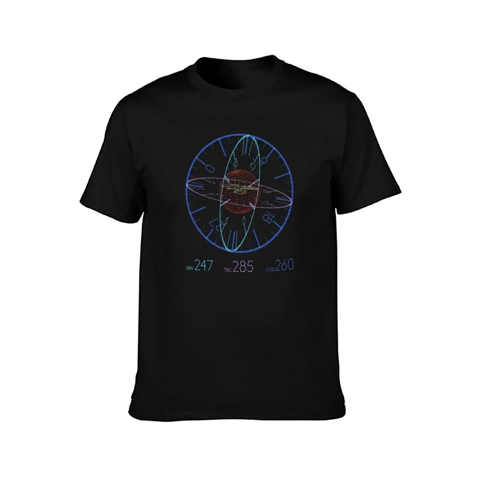 Star Trek: The Original Series Vintage Retro Navigation Display T-Shirt Trendy Pattern for Men T-Shirt