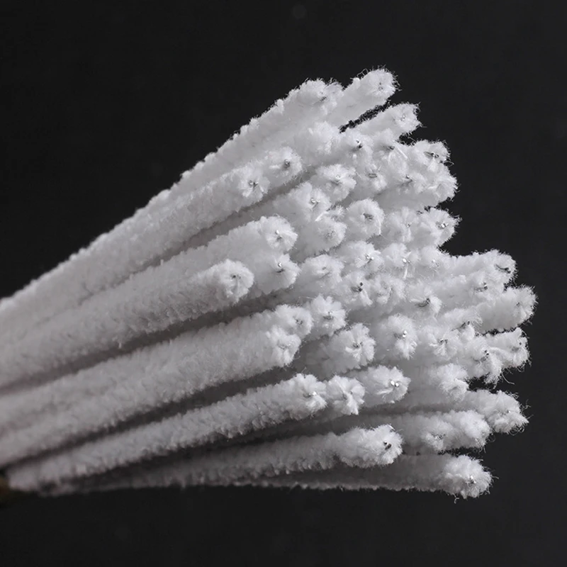 50pcs High Quality Cotton Smoking Pipe Cleaners Smoke Tobacco Pipe Cleaning Tool Cigarette Holder Accessories