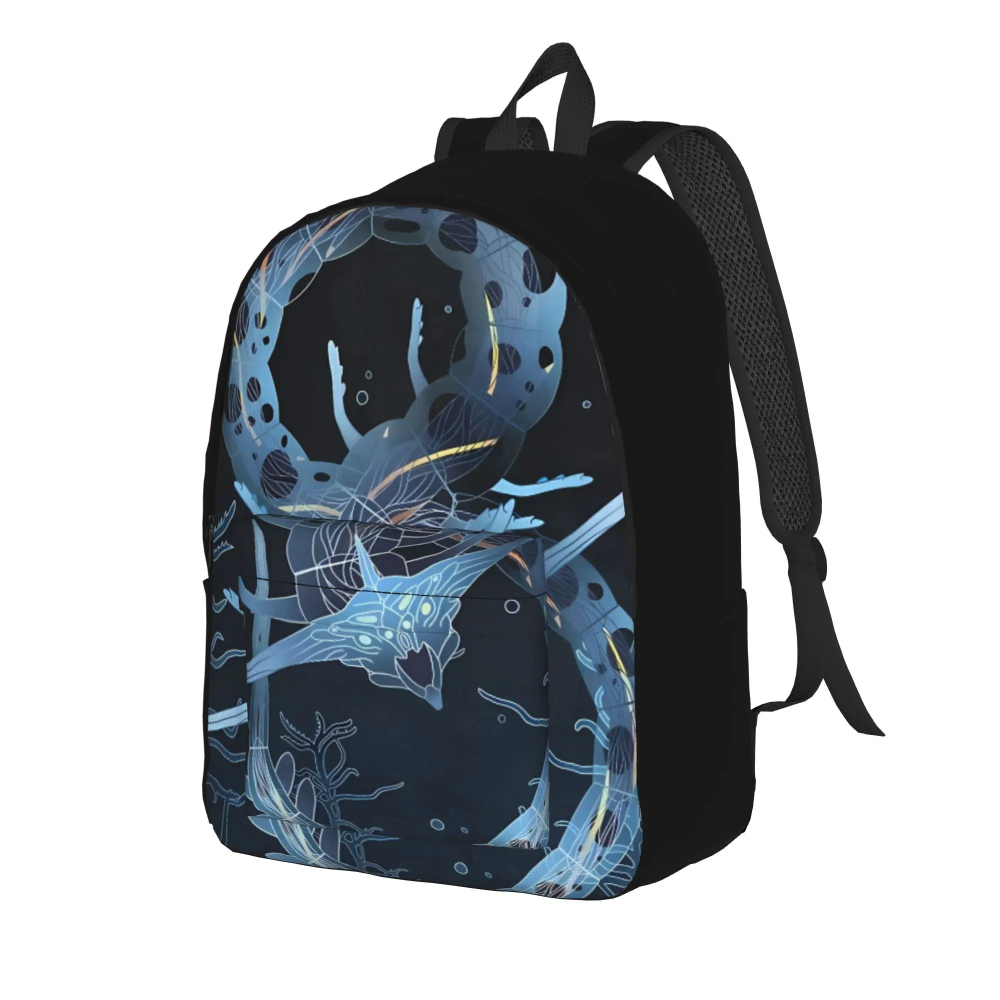 Back to School Season Adjustable Strap Ghost Leviathan Bookbag Subnautica High School Students Bookbag Backpack