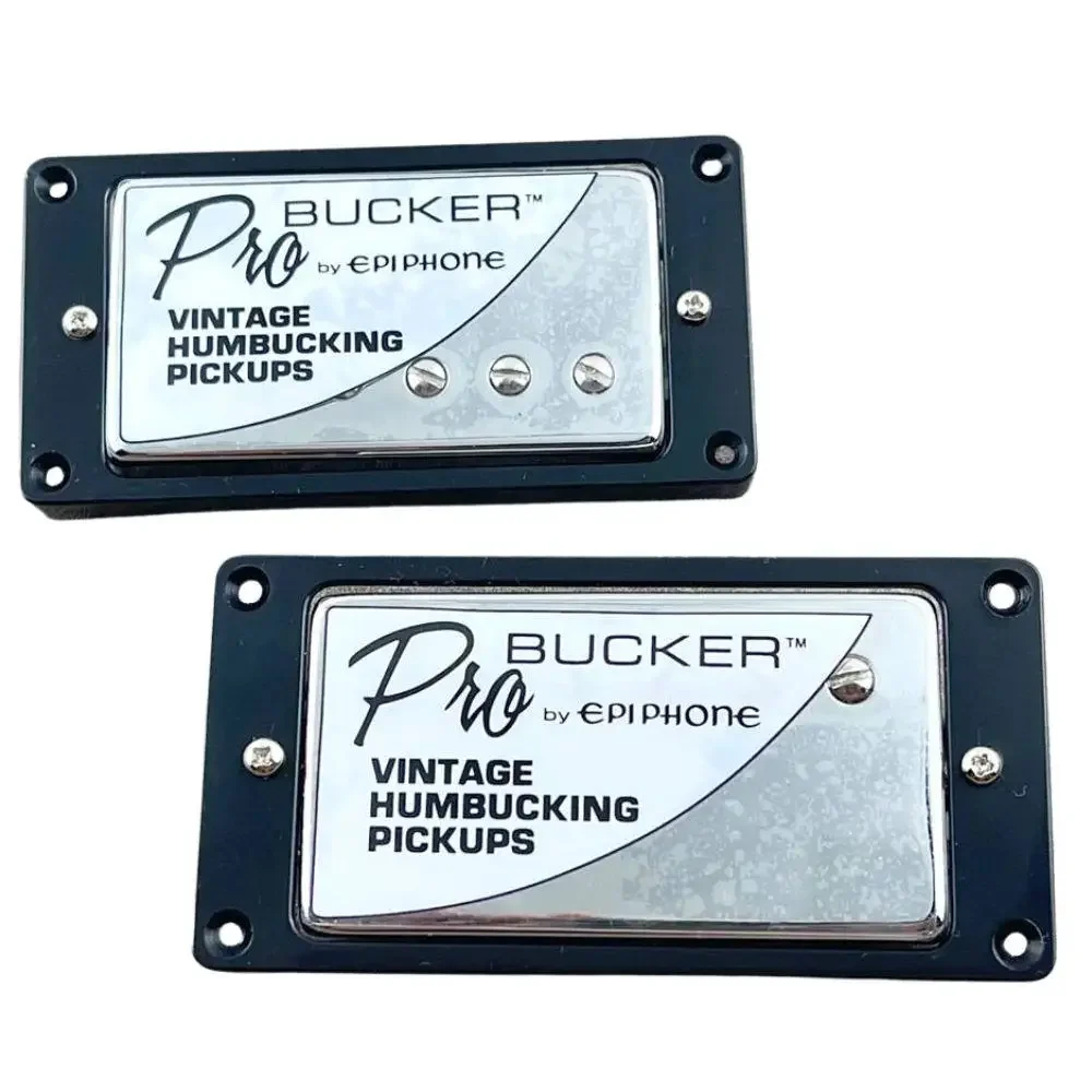 التقاطات LP Vintage Humbucker ProBucker Humbucker مع حزام أسلاك من الكروم الذهبي يناسب Epiphone Les Paul