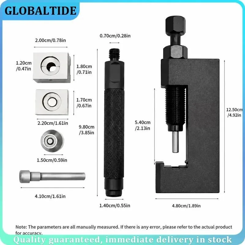 Motorcycle Chain Breaker Repair Tool 08-0470 Riveting Kit For 520 525 530 Chains Universal Maintenance Accessories