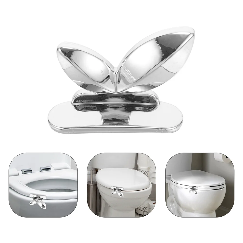 

2 pcs Toilet Seat Lifter Self Adhesive Lid Opener No Touch Handle Universal Fit Bathroom Accessories Spacer