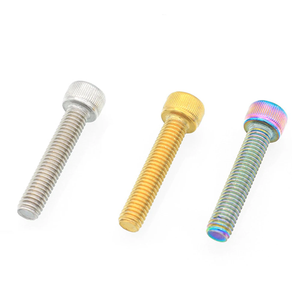 

4 Pcs Bicycle Handle Screws Bike Accessory Disk Brake Bolts Rotor Accessories for Mountain