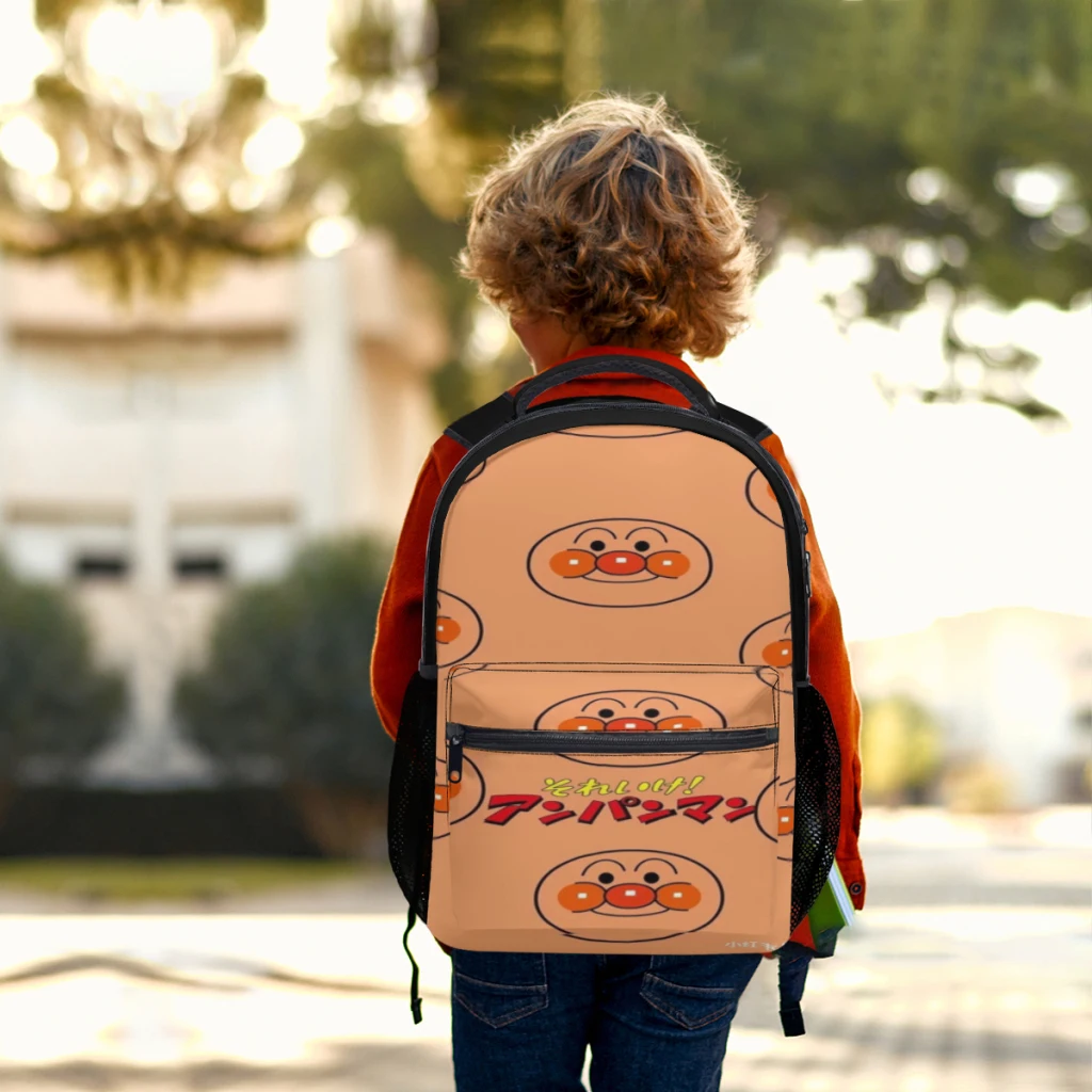 Impermeável Mochila de Alta Capacidade para Meninas, Mochilas Escolares na Moda, Pão Superman, Nova Moda Feminina, 17 Polegada  