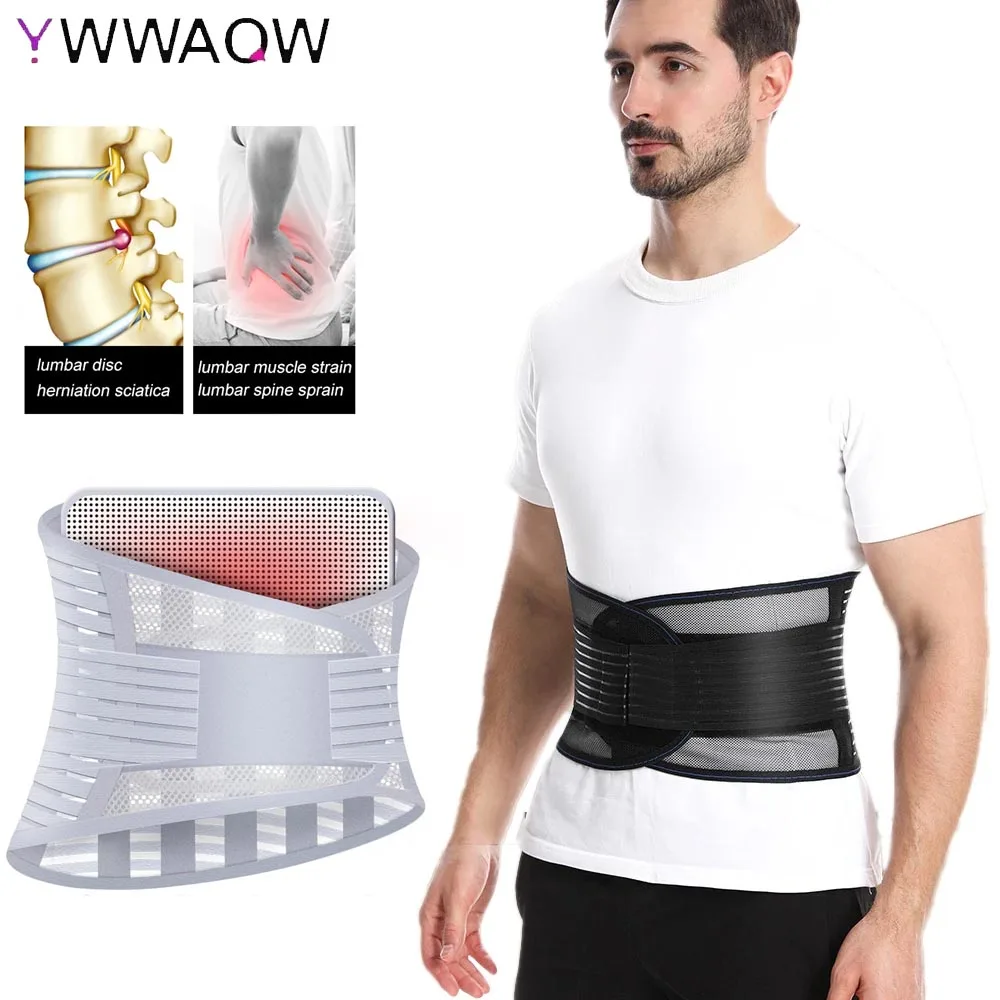 

Back Braces for Lower Back Pain Relief with 5 Stays,Breathable Back Support Belt for Men/Women,Anti-skid lumbar support belt