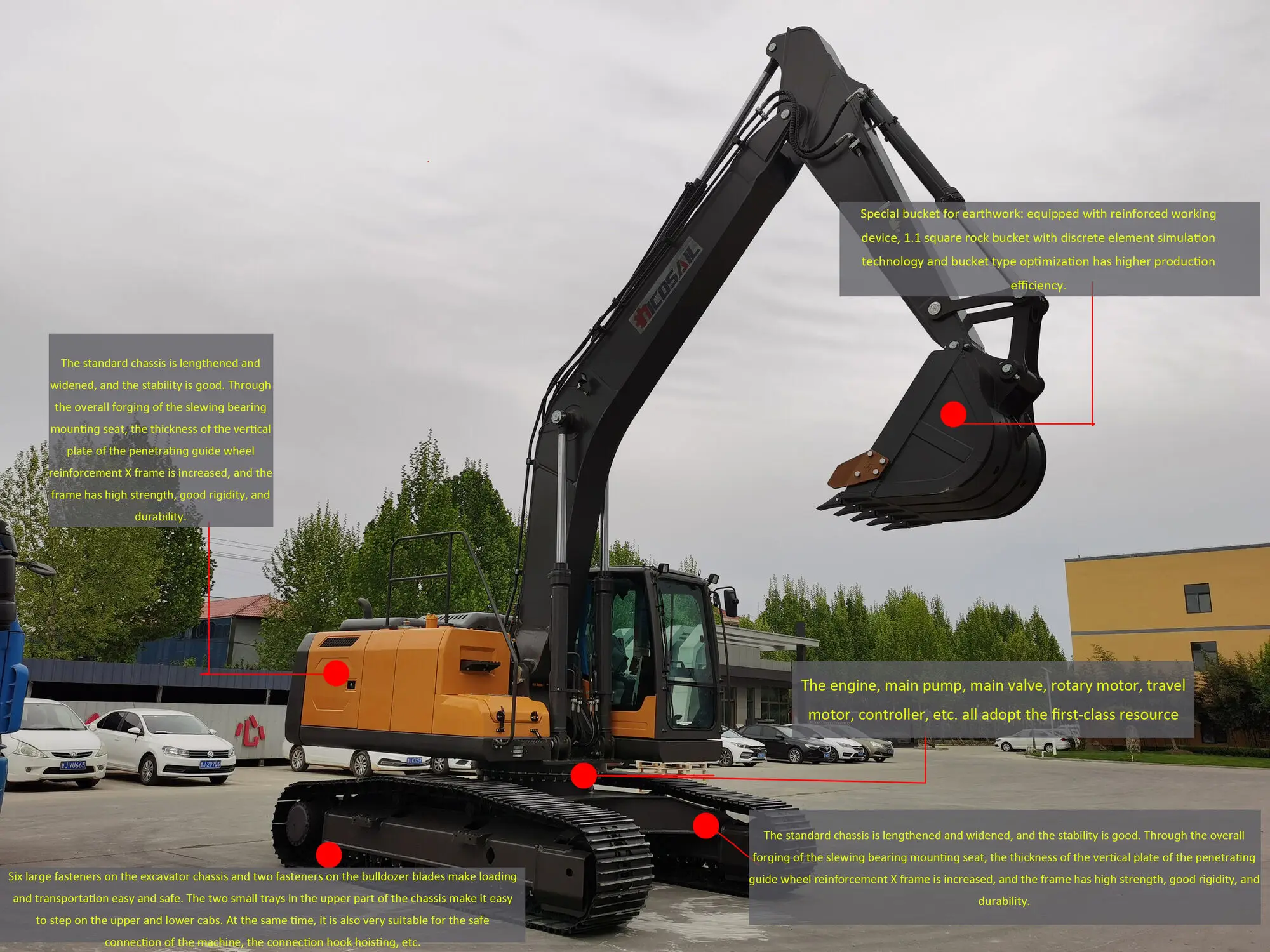 Imported Tailless Excavator 1T 1.7T Intelligent Control China's Mini Digger Featuring Engine Motor Pump Gear Gearbox PLC