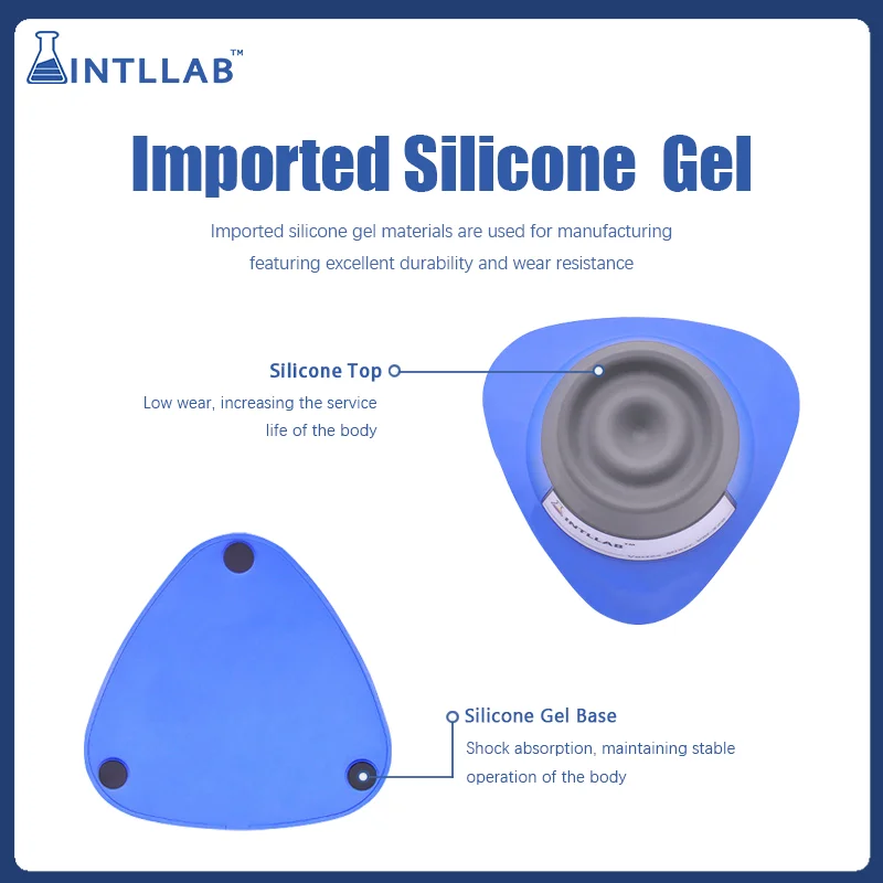 Imagem -03 - Intlllab Mini Lab Vortex Mixer Ink Shaker de Velocidade Ajustável Orbital Pigmento Garrafa Shaking Agitator Amostras Mixer 2800rpm