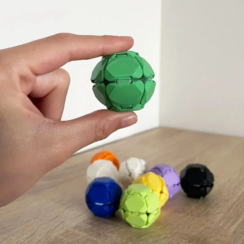 3D Printing PentaClick Decompression Tool, Finger Pressing Rotation Toy, Fidget Zorbles Birthday Gift, Decompression Gift