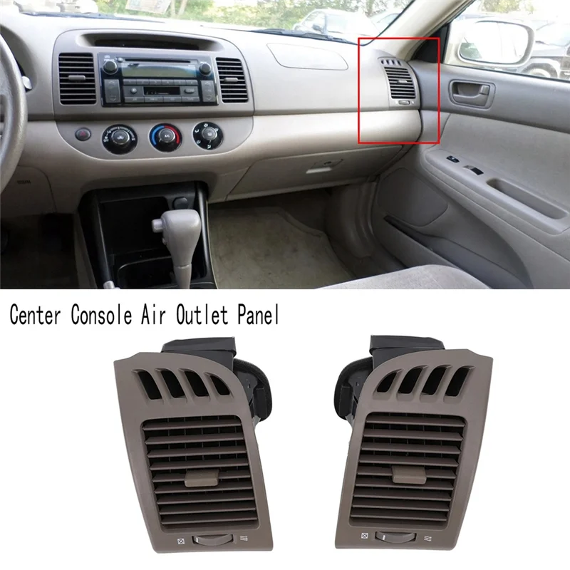 

F9-Center Console Air Outlet Panel Car Front AC Air Vent Panel Assembly For Toyota Camry XV30 2001-2006