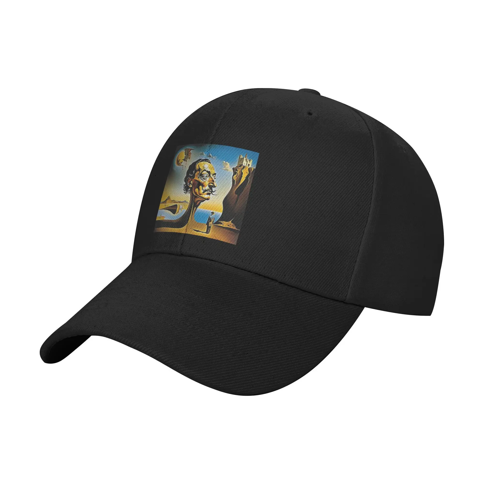 Unisex Baseball Hats Enigmatic Encounter Surrealist Dreamscape Salvador Dali Poster Summer Sports Baseball Caps Casquette Hats