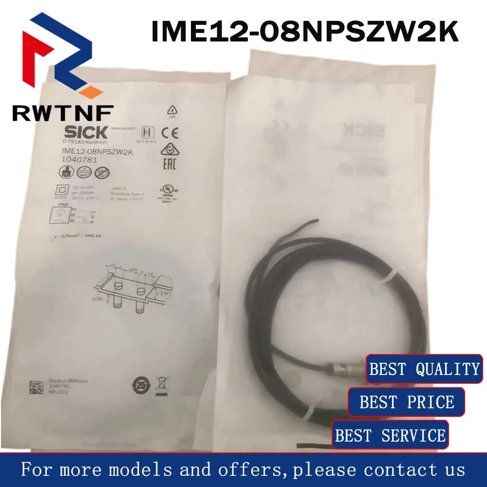 Brand New Genuine IME12-08NPSZW2K SICK Proximity switch sensor Item No. 1040781,100% original warehouse stock