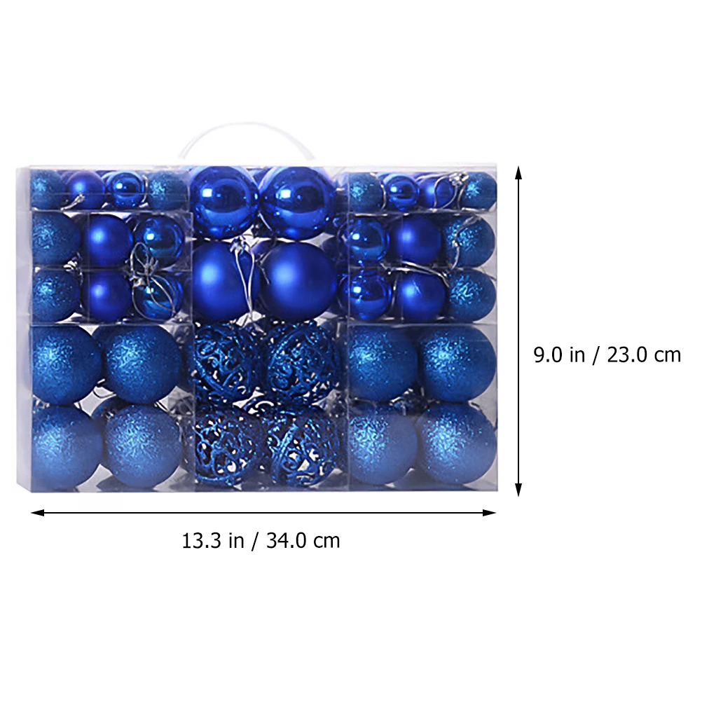 

100pcs Christmas Ball Decorations Painted Hanging Ornaments For Xmas Tree Home Party Supply Christmas Decoration Pendant