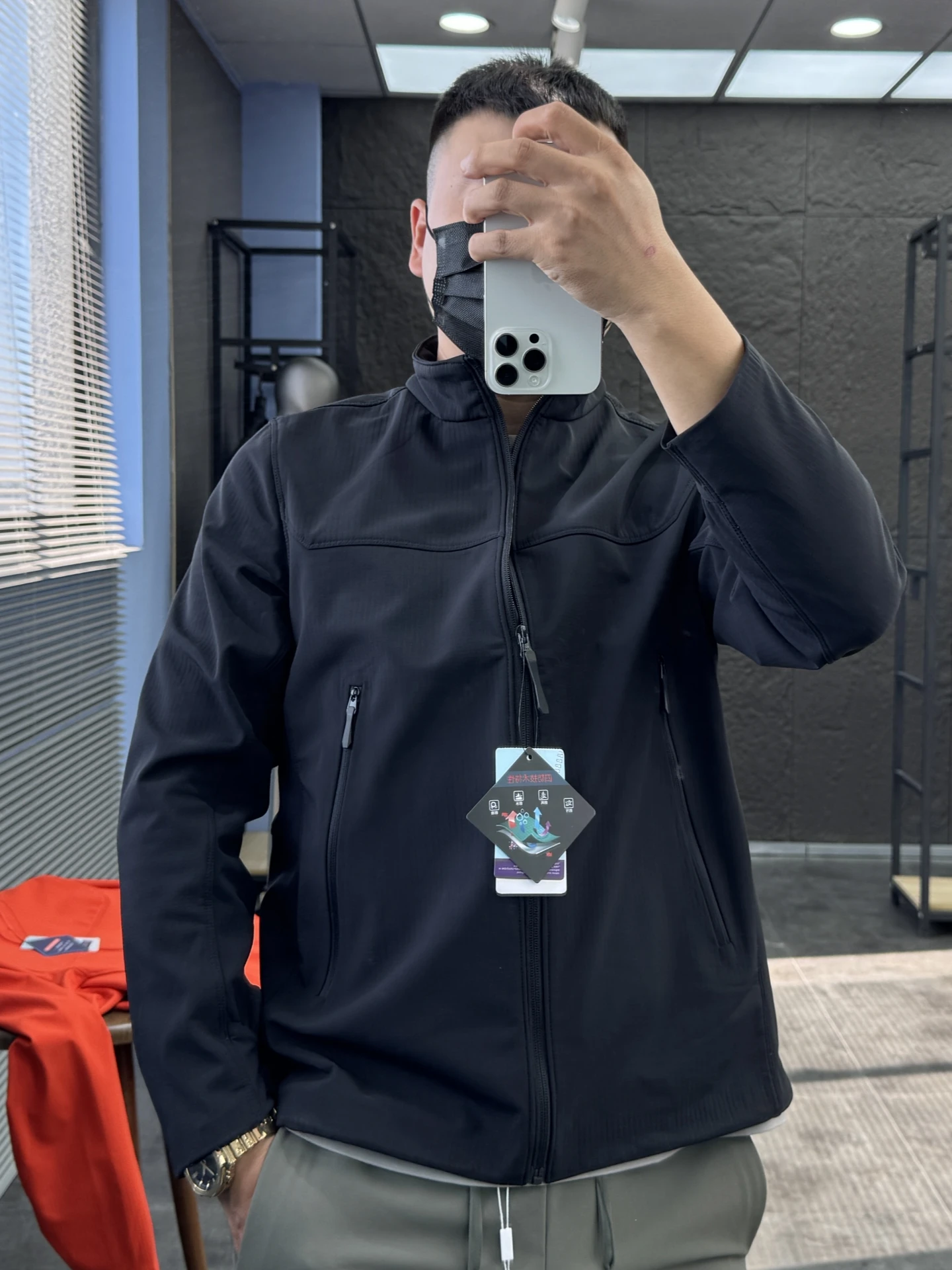 

SVIP XIAO 3K Fce Lined Thiened уличная повседневная куртка мужская водонепроницаемая куртка с воротником-стойкой мягкое пальто осень-зима для отдыха