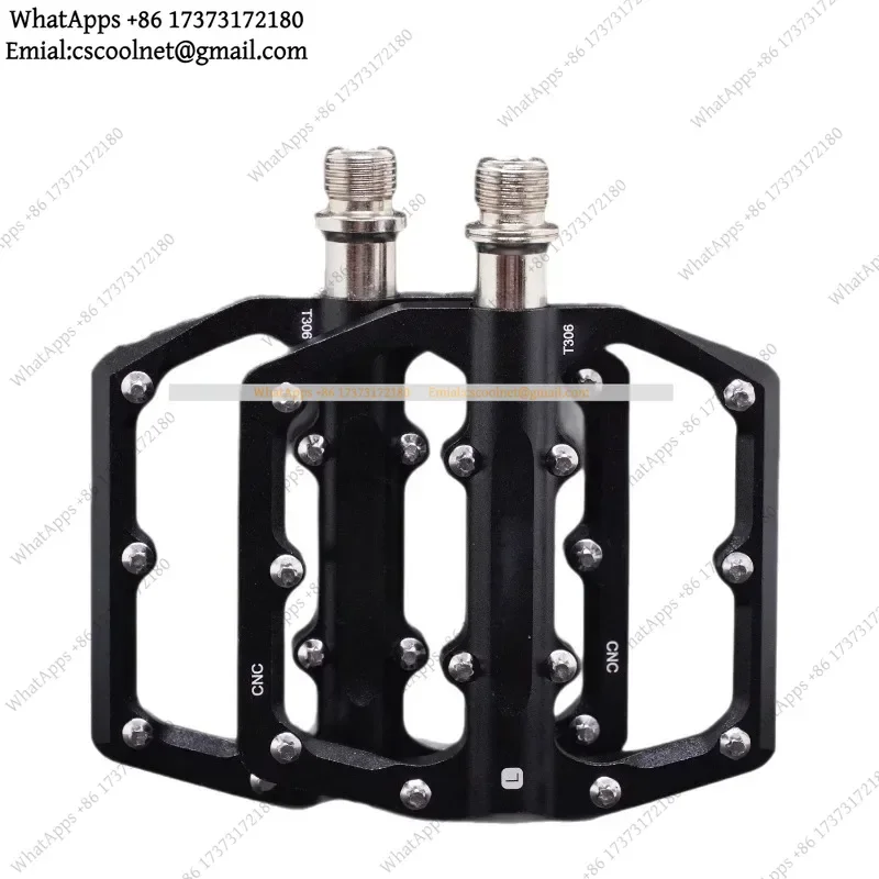 JS02 Full Aluminum Alloy Bicycle Pedal Lightweight Mountain Bike Footrest Universal Off Road Cycling Replacement Part