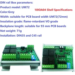 DC 24V 1/2/4/8/12CH  RS485 IO Module Modbus RTU 10A Relay DO NPN DI Dry contact Board