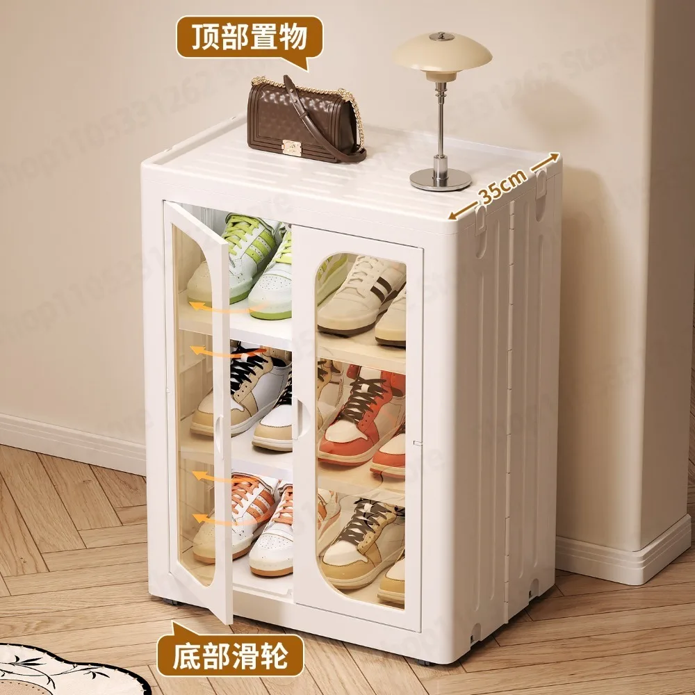 Shoe Cabinet Entrance Integrated Cabinet Entrance Multi-layer Shoe Rack Household Door Shoe Storage Box