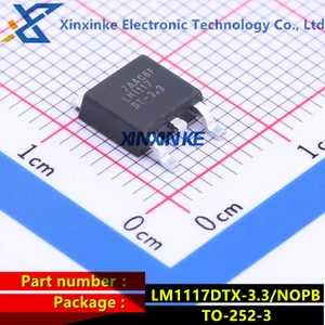 LM1117DTX-3.3/NOPB TO-252-3 LM1117DT-3.3 LDO регуляторы напряжения 800MA LDO LINEAR REG абсолютно новый оригинальный