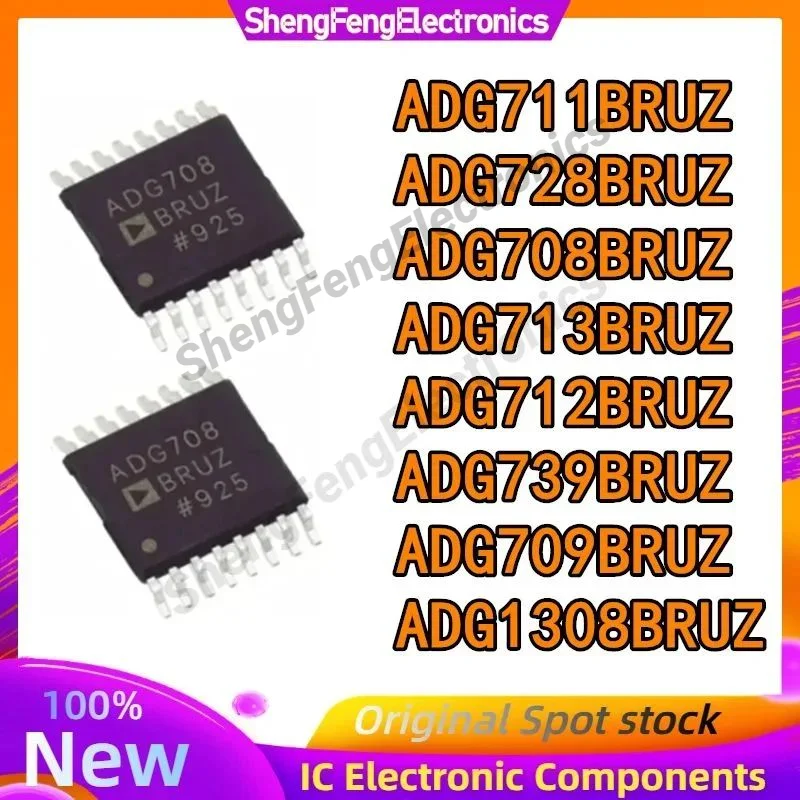 

ADG708BRUZ ADG709BRUZ ADG711BRUZ ADG712BRUZ ADG713BRUZ ADG728BRUZ ADG739BRUZ ADG1308BRUZ ADG IC Chip TSSOP-16 in Stock