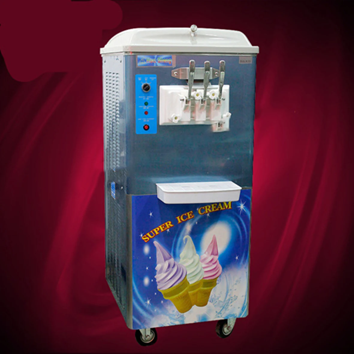 Naked Head Front Panel White Color Discharge Block Spare Parts For Soft Ice Cream Maker Accessories Of Soft Serve Machines
