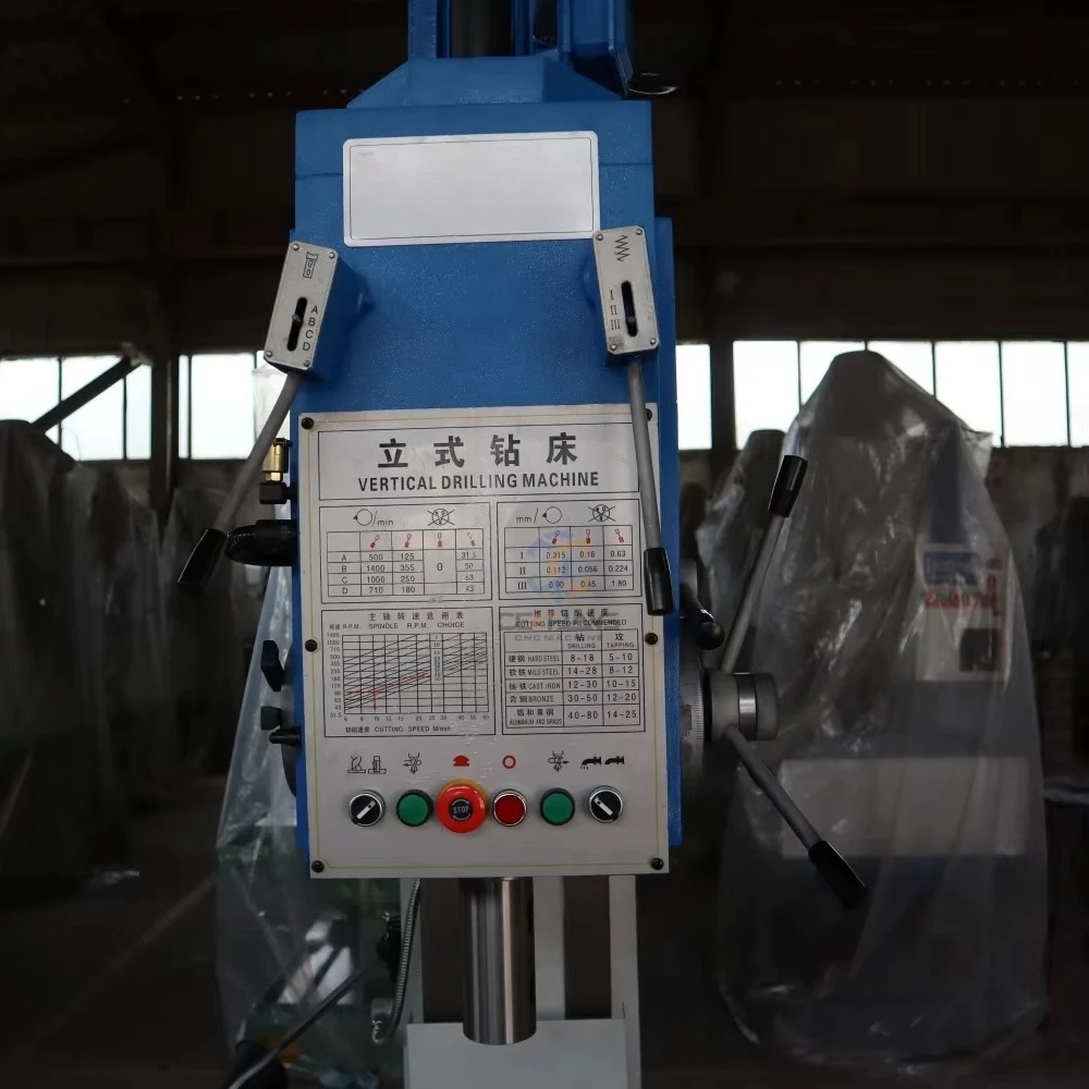 مكبس الحفر العمودي على سطح الطاولة Z5140 | مثقاب أقصى 40 مم للمعادن مع قاعدة من الحديد الزهر القوي #5