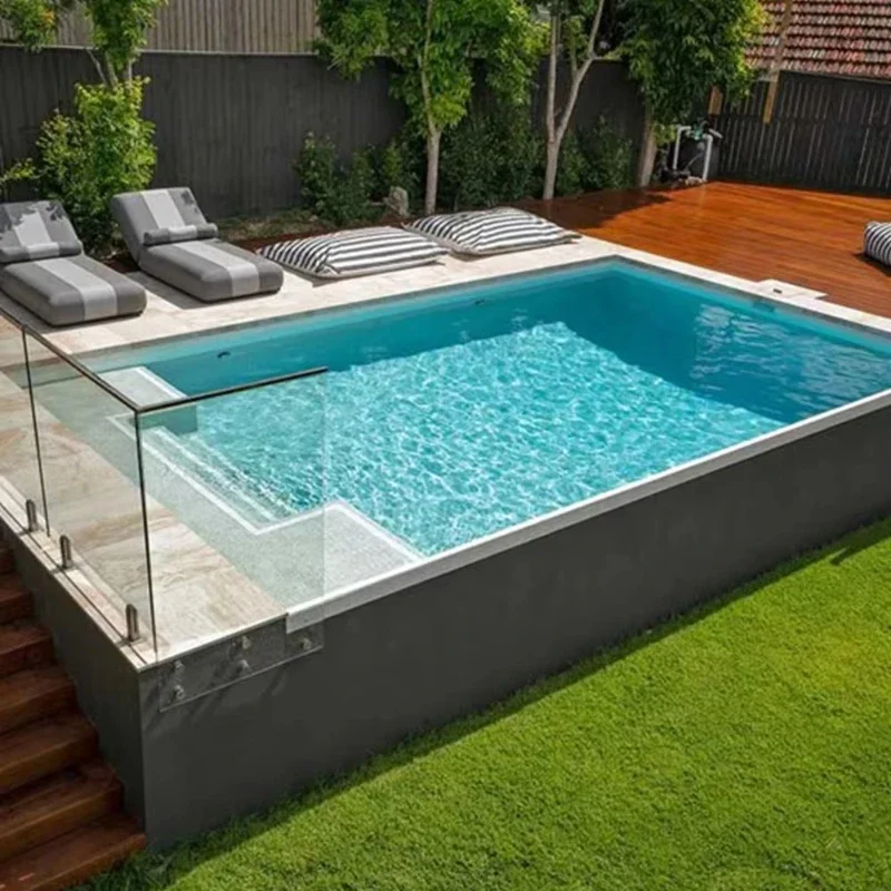 Luxury Hotel Family Residence Small Pool Wooden Swimming Spa Above-ground Swimming Pool Equipment and Accessories