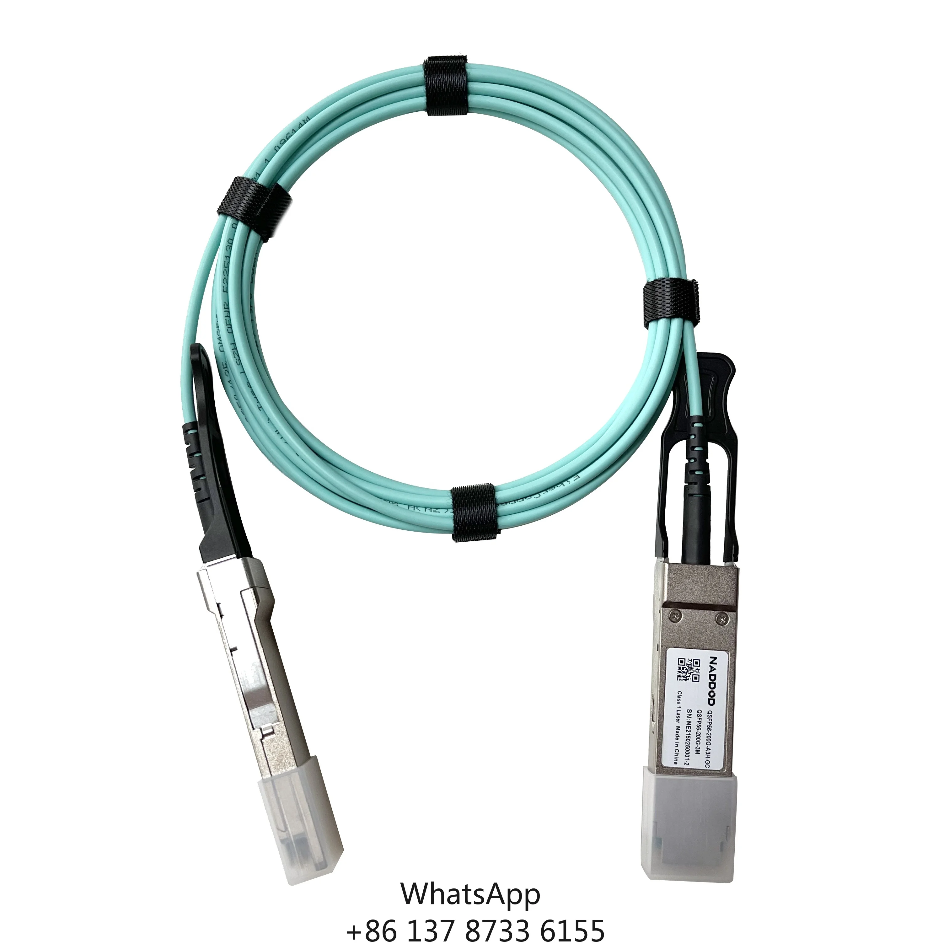 Mellanox Active Fiber Cable IB 3m 5m 10m 15m Q56-200G-A5H Q56-200G-A10H Q56-200G-A15H Q2Q56-200G-A10H Communication Cables