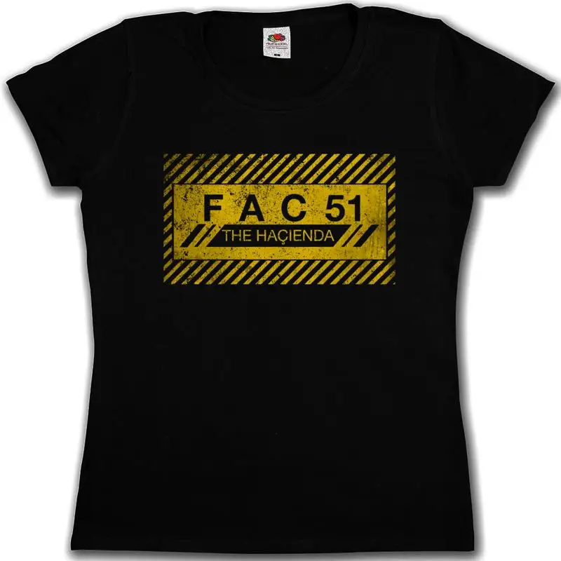 FAC 51 LA HACIENDA I MUJER CAMISETA Fac51 Club Factory Records Joy Division