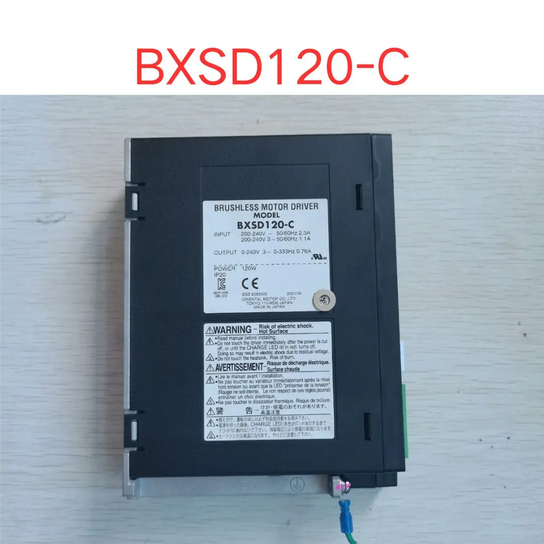 Second-hand test OK  BXSD120-C servo driveFast delivery
