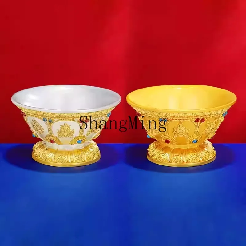 

CL bowl water supply cup eight auspicious bowl water supply cup household supply for tea 9cm