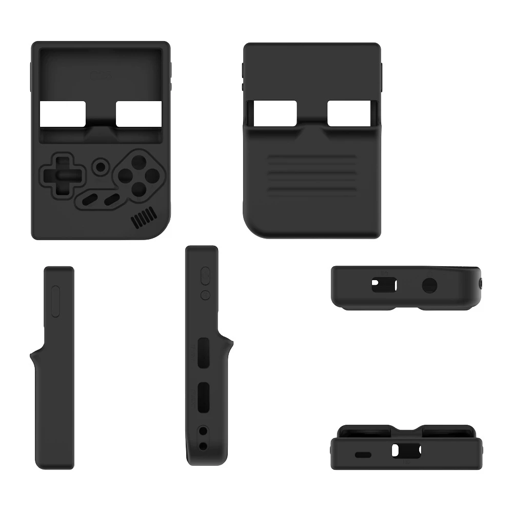 

For ANBERNIC RG35XX game console silicone case drop protection simple solid color case