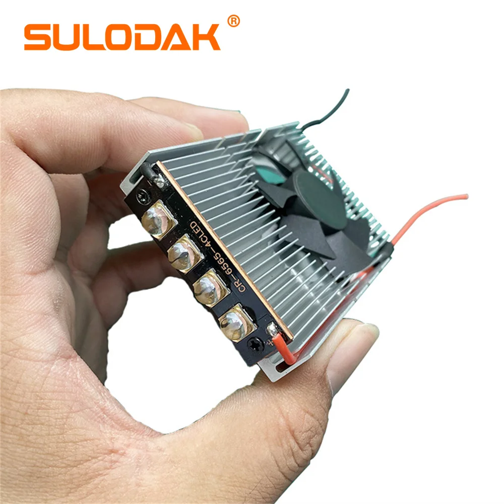 Fan Cooling LED UV curing lamp Epson 1390 L1800 printer modified UV LED curing lamp Experimental UVLED drying and curing lamp