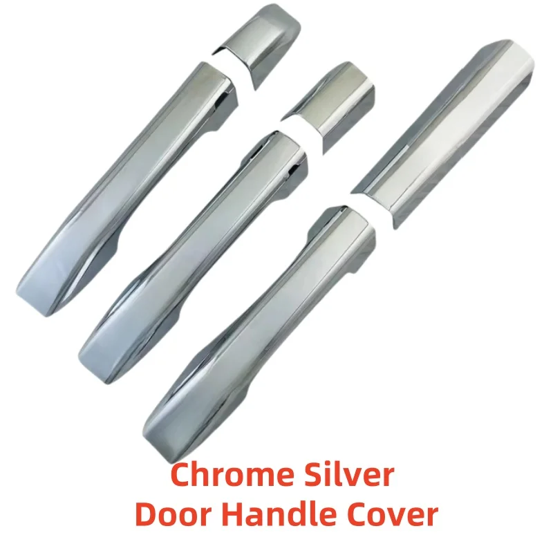 

Car upgrade Exterior ABS Chrome Door Handle Cover Decoration For Ford TRANSIT T8 2023 2024 2025 Car Accessories Trim