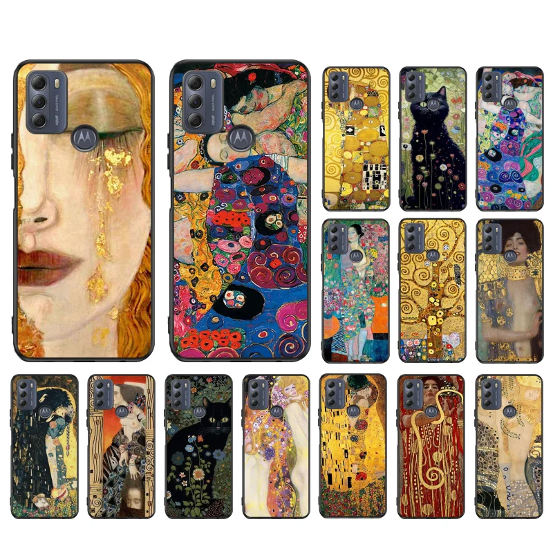 Gustav Klimt Golden Tears Phone Case For Moto Edge 50 40 Pro Edge 40 30 Ultra Neo Fusion G Power G Stylus G Play E32 E20 E40 