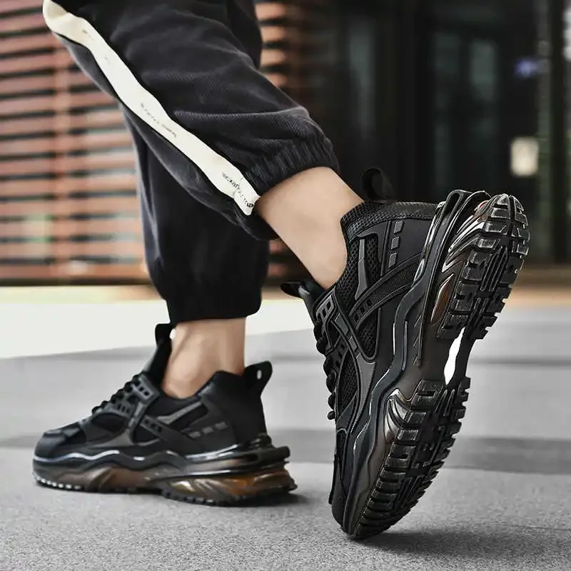 

PU Leather Outdoor People Men's Hiking Boots Sneakers All Terrain Men's Shoes Sport New Fast Shoose New Style Luxo