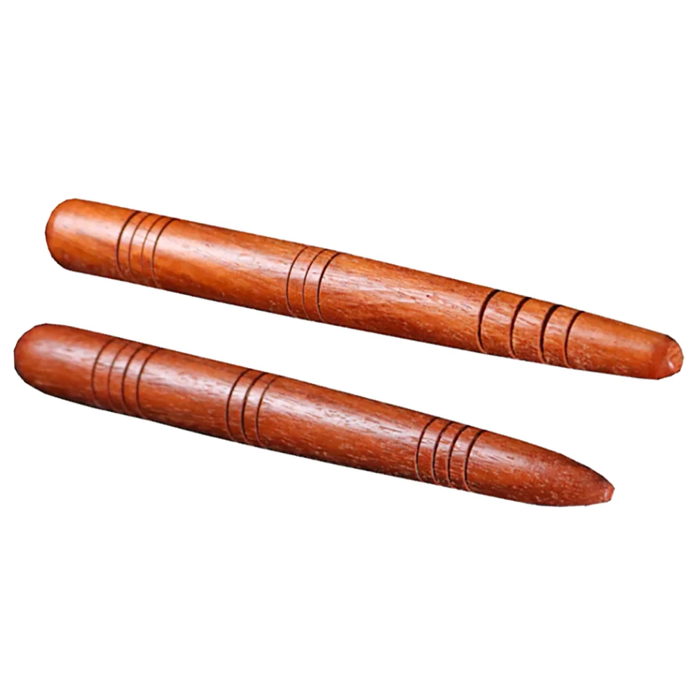 

2pcs Manual Acupuncture Pen Wood Acupoint Massage Stick Deep Tissue Massage Stick Acupoint Massager Pen