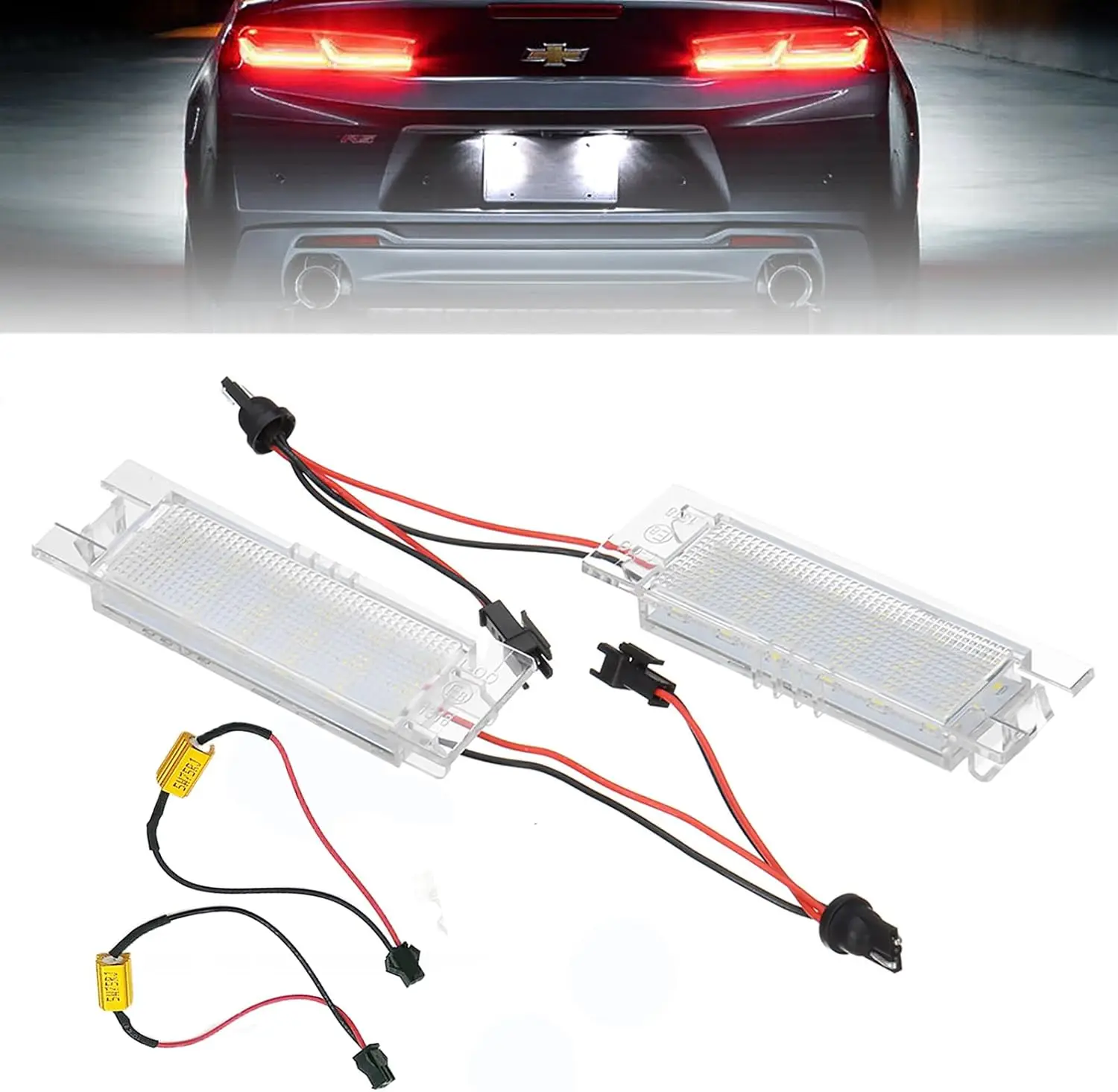 

Светодиодная лампа освещения номерного знака в сборе, совместимая с Chevy Camaro 2014-up, 2011-up Chevy Volt, 2013-2015 Chevy Malibu, 2016 гг.