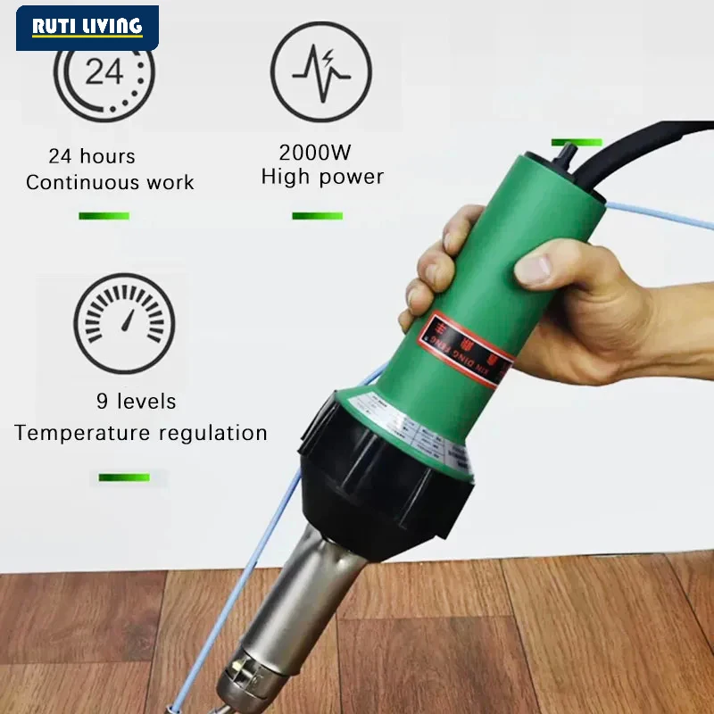 High Power HLTE-D30 230V 3400W Plastic Welder,Hot Air Blower,heat gun for Vinyl Welding,drying,shrinking,hot forming