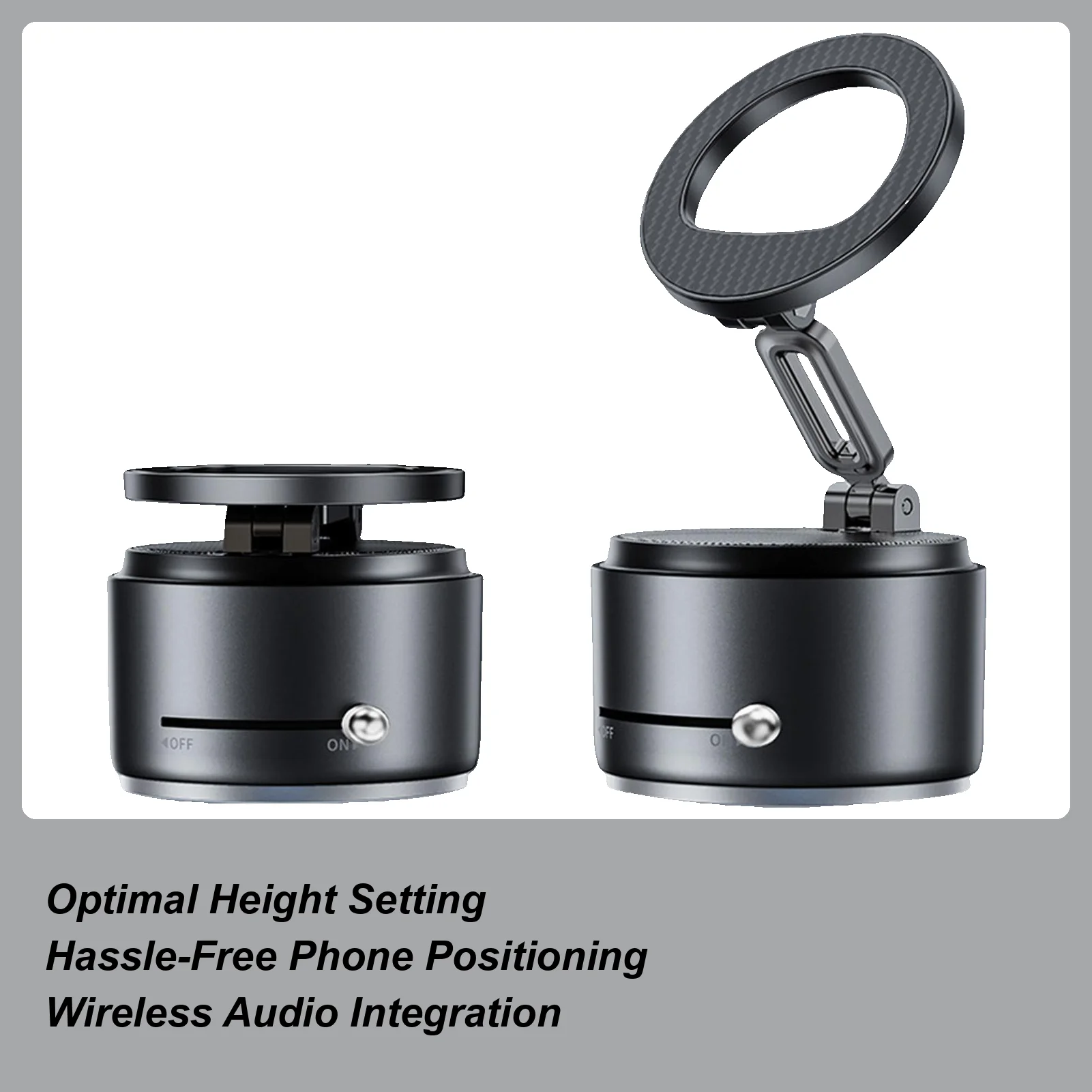 

Vacuum Adhesive Car Phone Holder 360 Rotating Foldable Magnetic Phone Holder for Automobile Truck Sedan SUV RV