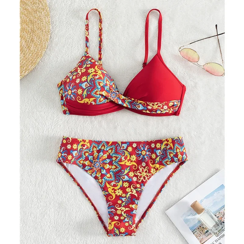 Summer 2025 Sexy Bikinis Swimsuits Women Swimwear Push Up Female Beach Swim Wear Bathing Suits Brazilian Bikini Set Pool Bather