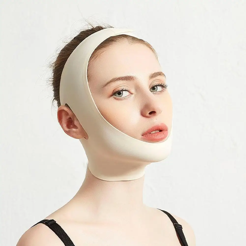 V-line Slimming Face Lifting Mask Double Chin Reduce Facial Slimming Strap Bandage Reusable Face Shape Slimming Belt Beauty Tool