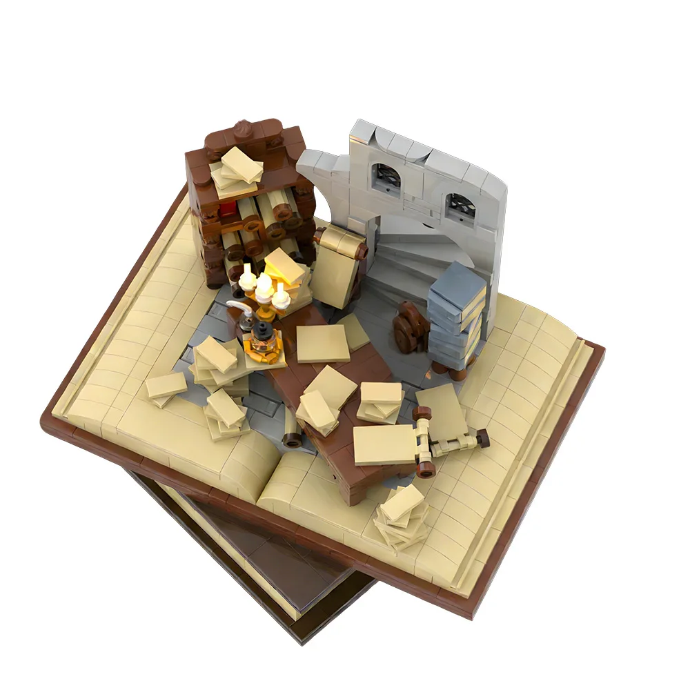 

Gobricks MOC Gandalfed Research Archives of the White City Bricks White City Archives Building Blocks Model Assemble Toys Gifts