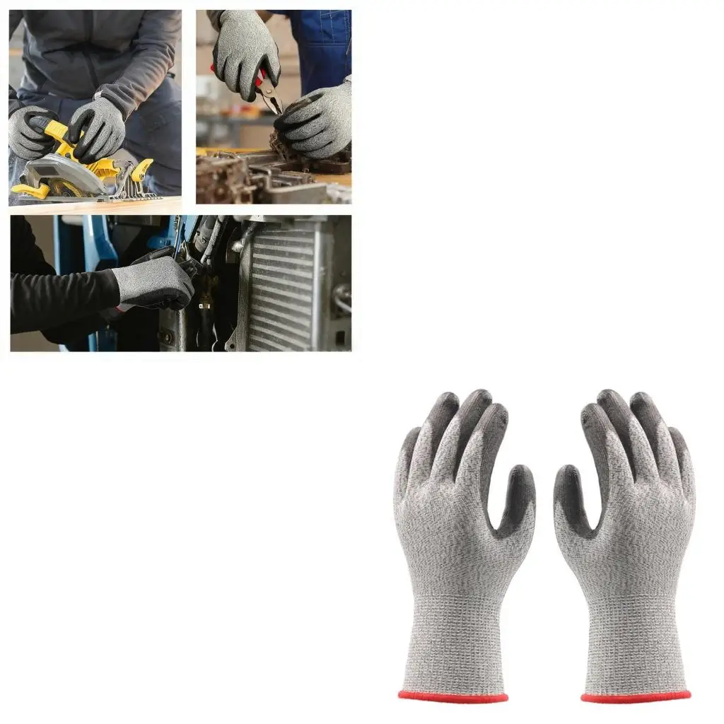 

Прочные противоскользящие защитные перчатки с гибкой ручкой, варежки для строителей в жаркую погоду и суровые условия