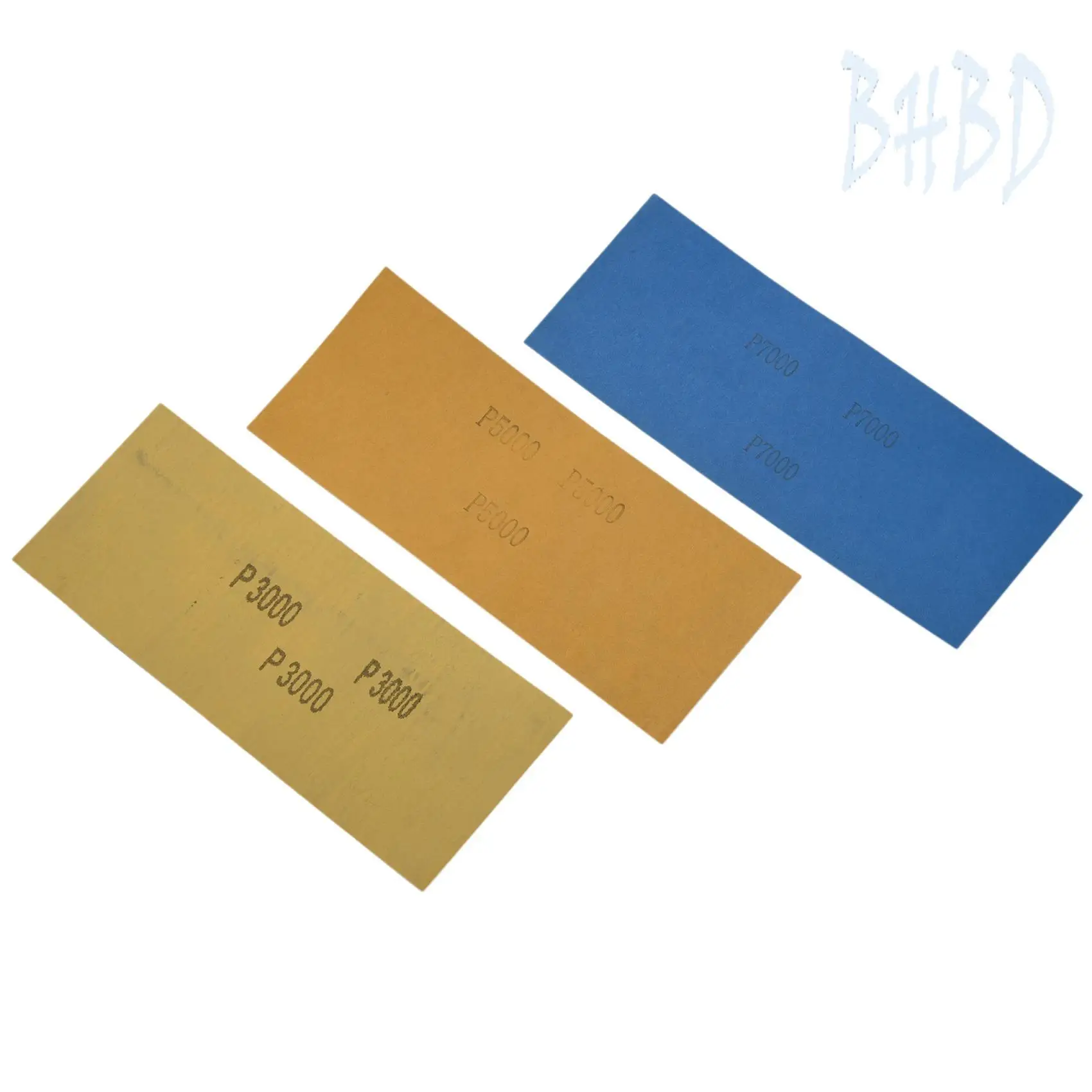 

BHBD-27 Pcs 3000 5000 7000 High Grit Wet And Dry Sandpaper Assortment Drywall Sanding Paper 9 X 3.6 Inch